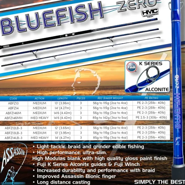 Assassin Flies|Fishing Rods<Bluefish Zero Long Butt