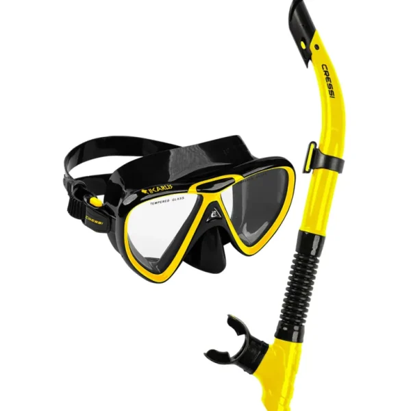 Cressi Dive Masks|Flies<Ikarus and X-Hale Mask/Snorkel Set