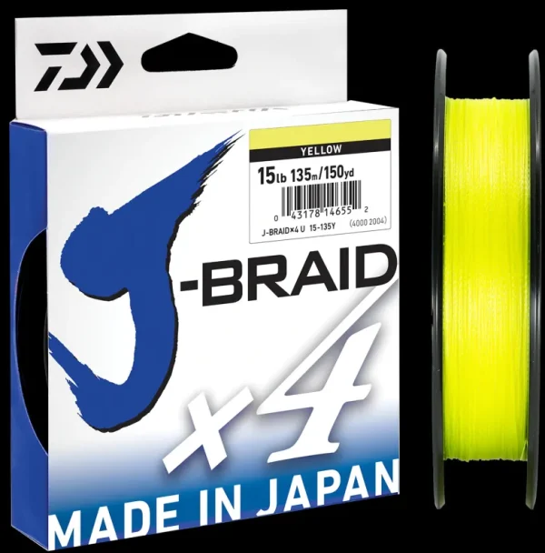 Daiwa Flies|Fishing Lines<J Braid X4 270m Yellow