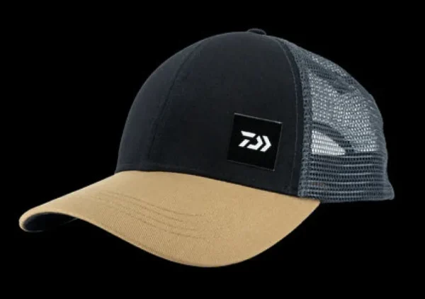 Daiwa Hats And Headwear|Flies<Trucker Cap CA-80023 Black/Tan
