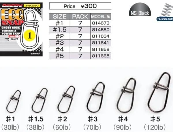 Decoy Clips And Snaps|Flies<Egg Snap SN-3