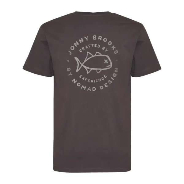 Nomad Short Sleeve Shirts Mens|Flies<Design T/S Jonny Brooks X Charcoal