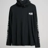 Salty Crew Long Sleeve Shirts Mens|Flies<Alpha Flag Pinnacle Mask Black