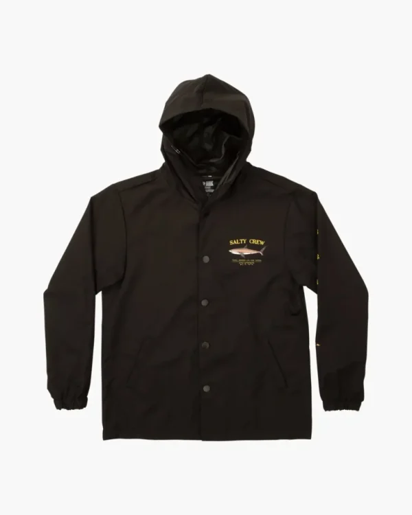 Salty Crew Jackets And Jumpers|Flies<Bruce Snap Jacket Black