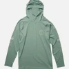 Salty Crew Long Sleeve Shirts Mens|Flies<Palomar Perforated Hood Mackerel