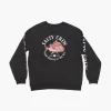 Salty Crew Jackets And Jumpers|Flies<Snap Attack Crew Fleece Jumper Black