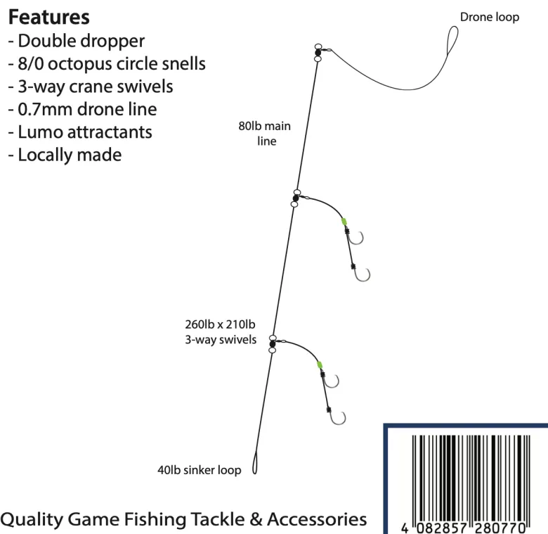 Angler Drone Fishing|Flies<Demersal Drone Fishing Rig