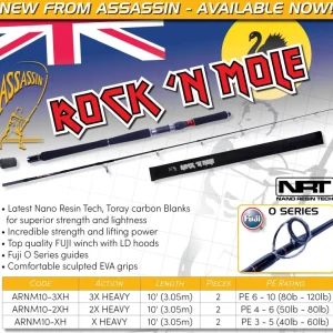 Assassin Flies|Fishing Rods<RockN Mole