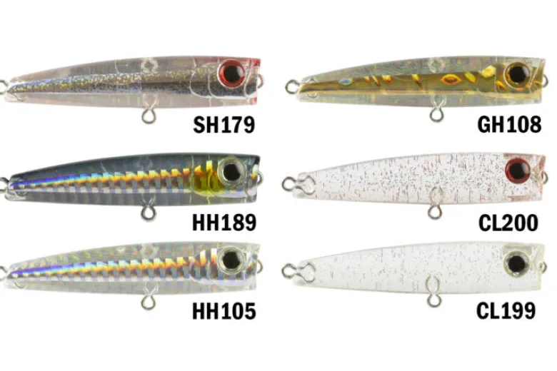 Bassday Popper Lures|Flies<Crystal Popper 70S