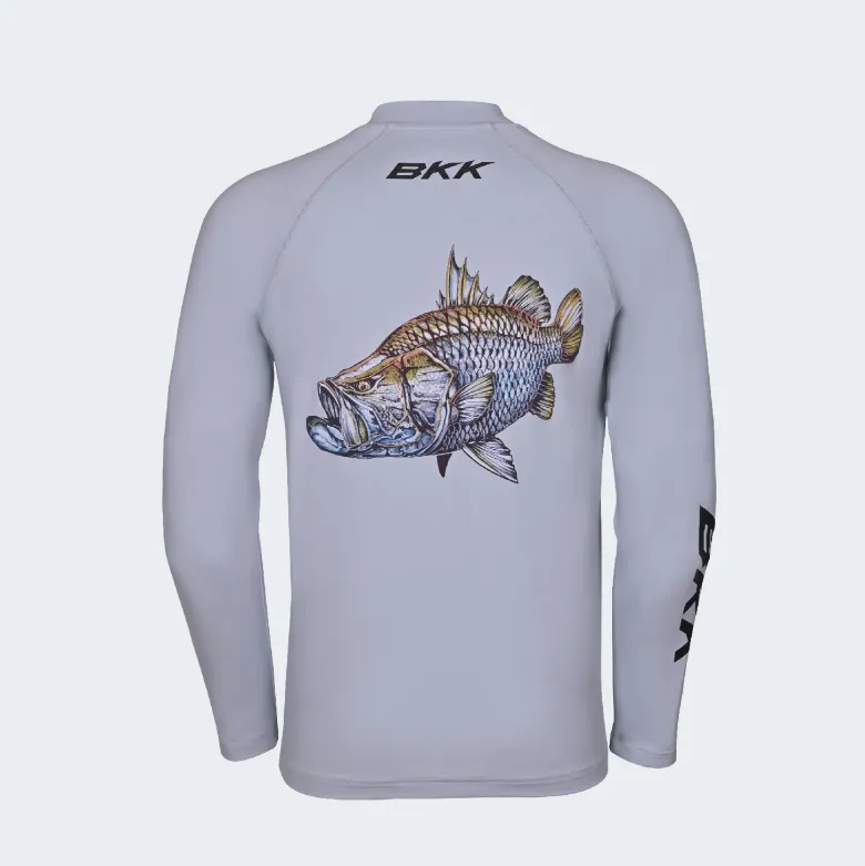 BKK Long Sleeve Shirts Mens|Flies<Performance Shirt Grey