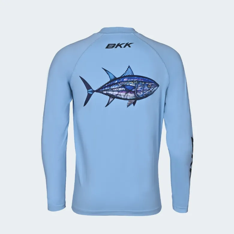 BKK Long Sleeve Shirts Mens|Flies<Performance Shirt Light Blue
