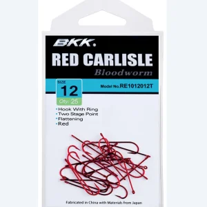 BKK Bait Hooks|Flies<Red Carlisle 25pk