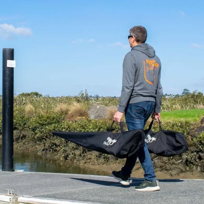 Black Magic Fishing Storage|Flies<Easy Carry Rod Bag