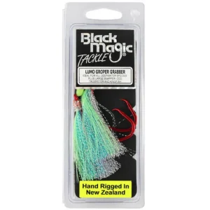 Black Magic Pre-made Rigs|Flies<Groper Grabber Blue