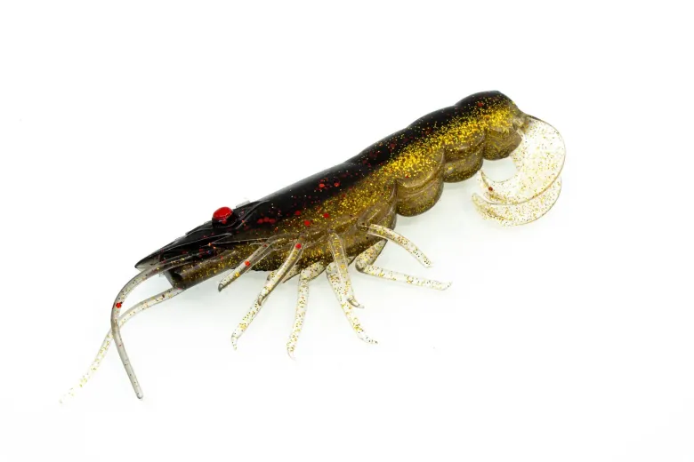 TackleWest Soft Plastic Lures|Flies<Chasebaits Curly Prawn 90