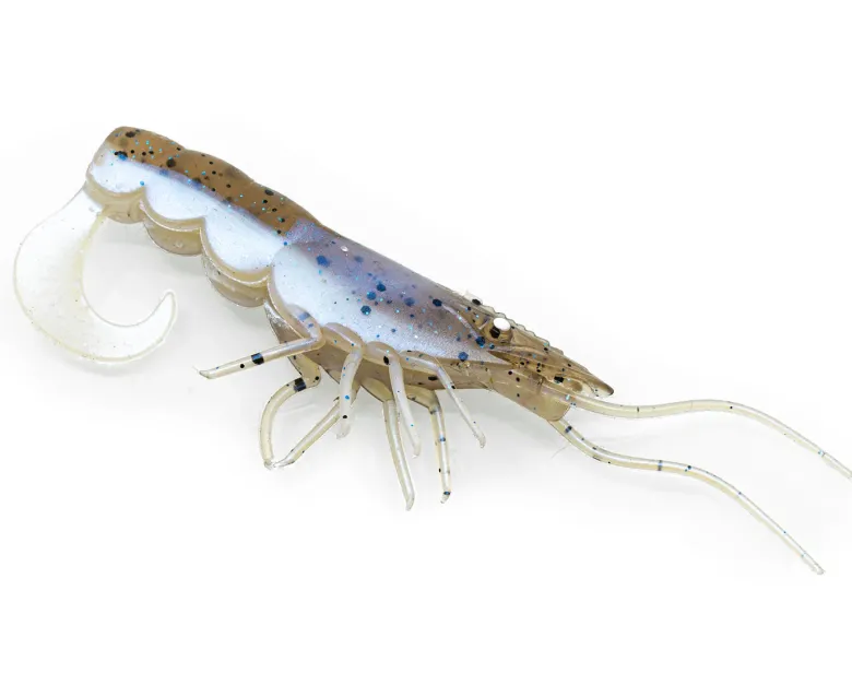 TackleWest Soft Plastic Lures|Flies<Chasebaits Curly Prawn 60