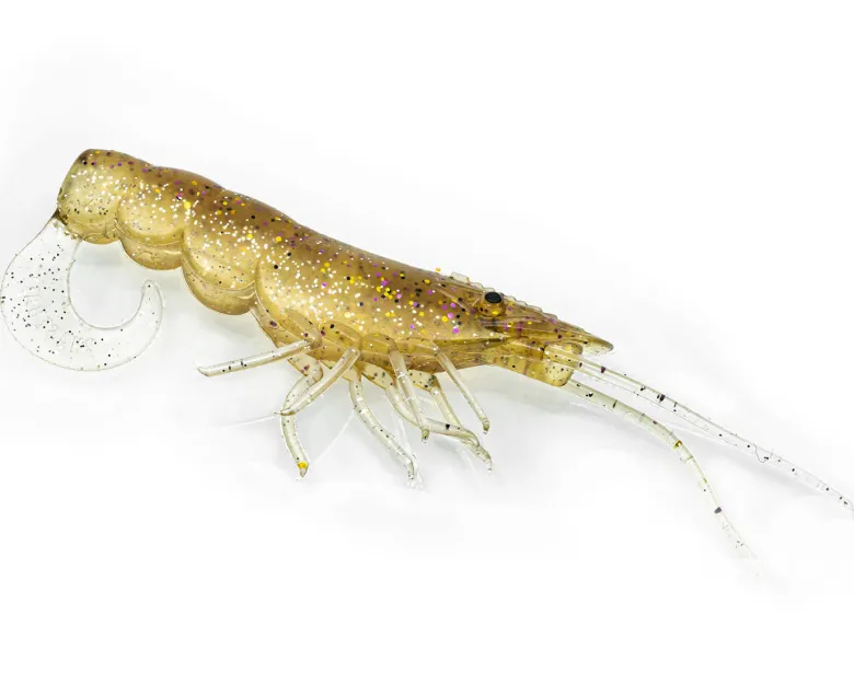 TackleWest Soft Plastic Lures|Flies<Chasebaits Curly Prawn 60