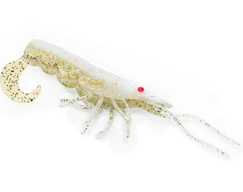 TackleWest Soft Plastic Lures|Flies<Chasebaits Curly Prawn 60