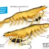 TackleWest Soft Plastic Lures|Flies<Chasebaits Flick Prawn 180 Heavy