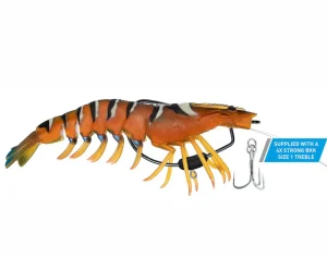 TackleWest Soft Plastic Lures|Flies<Chasebaits Flick Prawn 180