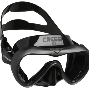 Cressi Dive Masks|Flies<A1 Anti-Fog Mask Black/Graphite