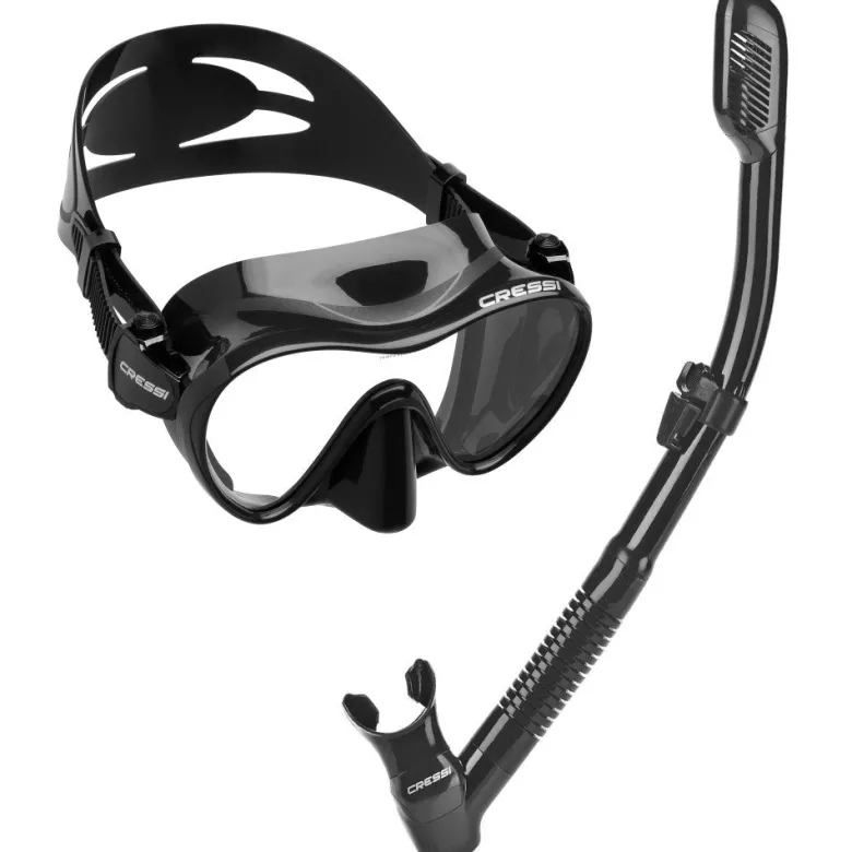 Cressi Dive Masks|Flies<F1 and Dry Mask/Snorkle Set
