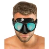 Cressi Dive Masks|Flies<Metis Mask Black with Mirrored Lens