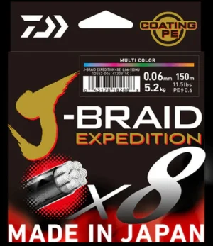 Daiwa Flies|Fishing Lines<J Braid Expedition X8 300m Multi