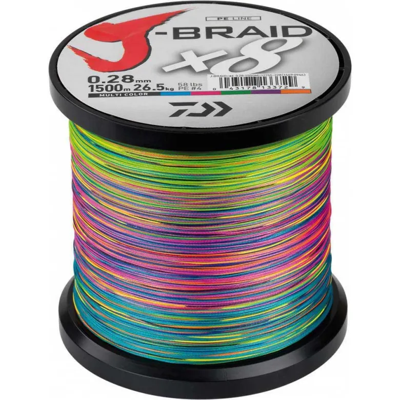 Daiwa Flies|Fishing Lines<J Braid X8 1500m Multi