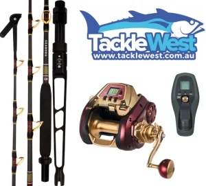 Daiwa Flies|Electric Rod And Reel Combos<Seaborg G1800M-RJ Seaborg 60XHFD Electric Combo