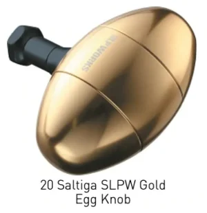 Daiwa Flies|Fishing Reel Parts<SLPW 20 Saltiga Egg Knob Gold