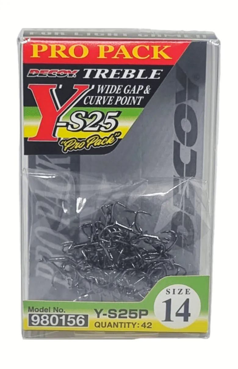 Decoy Treble Hooks|Flies<YS25 Treble Pro Pack