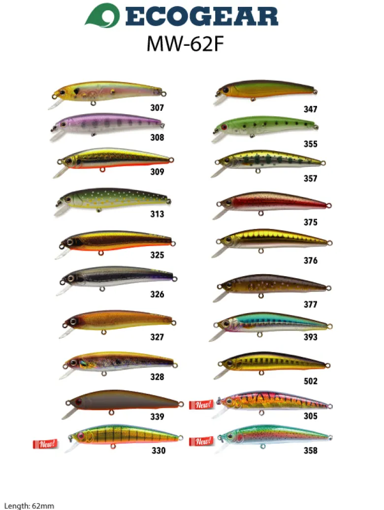 Ecogear Flies|Fishing Lures<MW62F