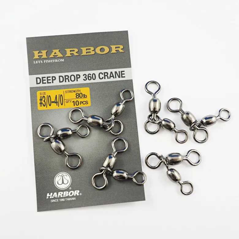 Harbor Swivels|Flies<360 Crane Swivel 10-pack