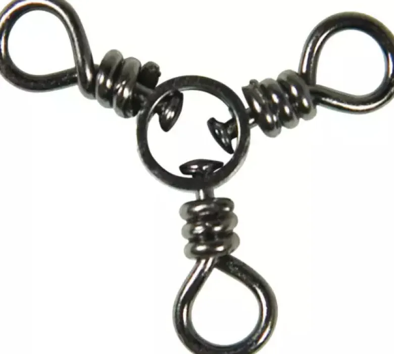 Harbor Swivels|Flies<3 Way Black Box Swivel