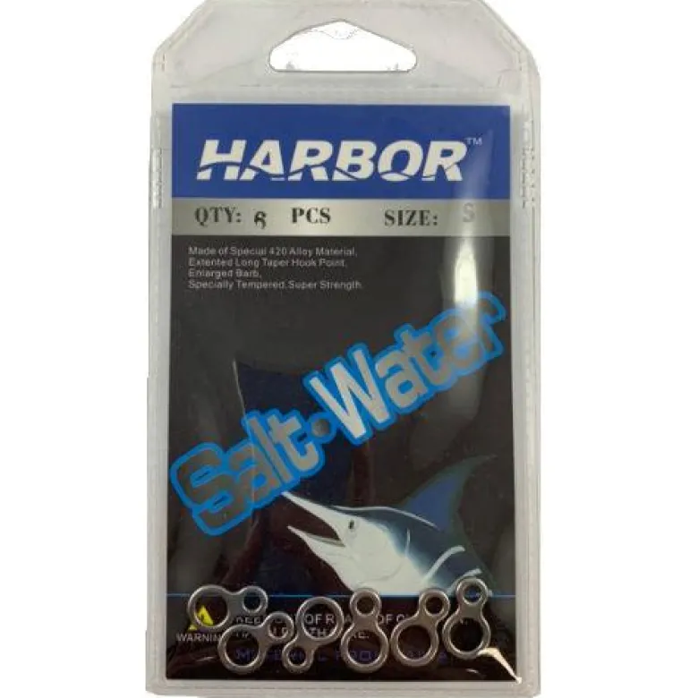 Harbor Solid And Split Rings|Flies<Figure 8 Solid Ring 6-pack