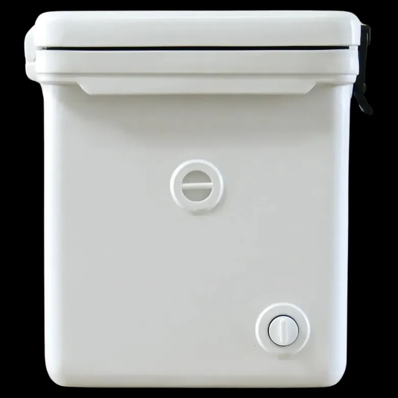 Icey Tek Fishing Catch Storage|Flies<82L White Cooler