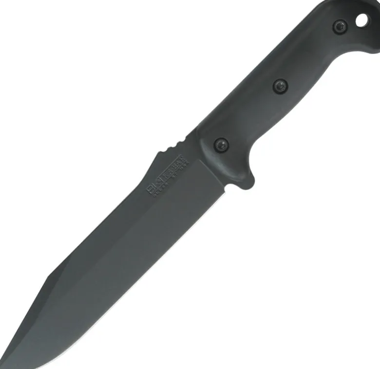 Ka-bar Hunting Knives|Flies<KBBK7 Becker Combat Utility Knife with Black Sheath Straight Edge