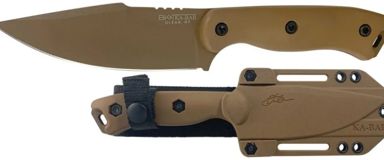 Ka-bar Hunting Knives|Flies<KBBK18 Becker Harpoon Knife with Tan Celcon Sheath