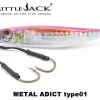 Little Jack Micro Jigs|Flies<Metal Adict Type 01 30g
