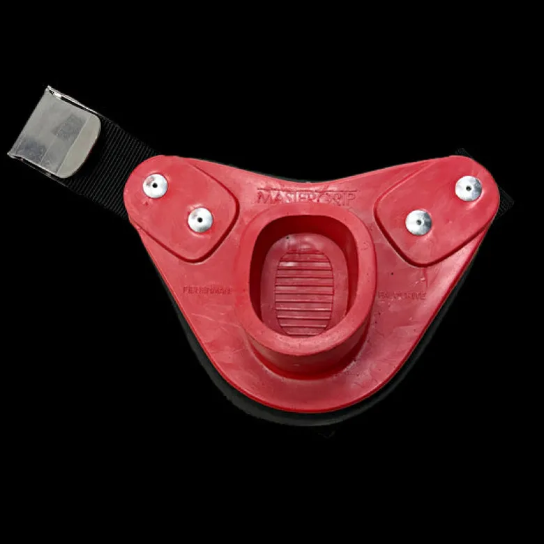 Mastergrip Gimbal/Fighting Belts|Flies<Stainless Buckle Rod Bucket Red