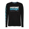 Nomad Long Sleeve Shirts Mens|Flies<Design L/S T-Shirt X-Rad Black