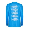 Nomad Long Sleeve Shirts Mens|Flies<Design Tech Shirt Predator Ultra Marine