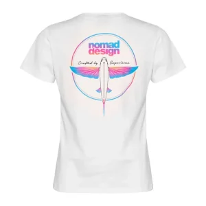 Nomad Short Sleeve Shirts Womens|Flies<Design Tee Womens Flyer White