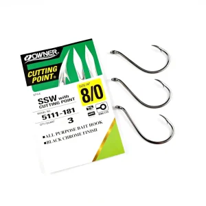 Owner Bait Hooks|Flies<5311 Cutting Point Hooks Pro Pack