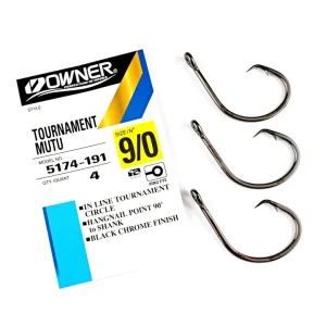 Owner Bait Hooks|Flies<5174 Tournament Mutu Circle Hooks