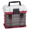 Plano Tackle Boxes And Trays|Flies<4BY 135402 Rack System Tackle Box 3500 Red/Silver
