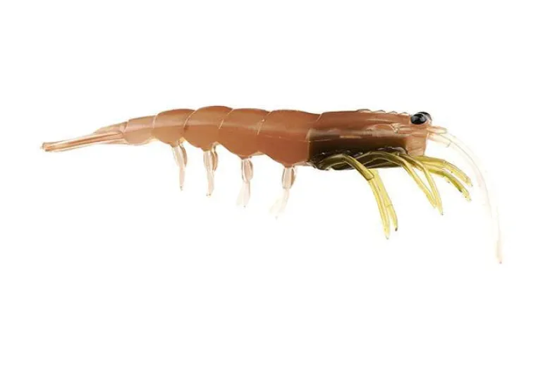 TackleWest Soft Plastic Lures|Flies<Pro Lure Clone Prawn 62mm