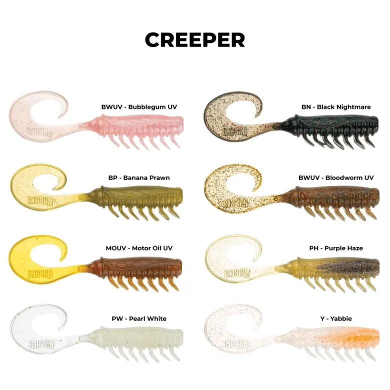 TackleWest Soft Plastic Lures|Flies<Rapala Crush City Creeper 2.5
