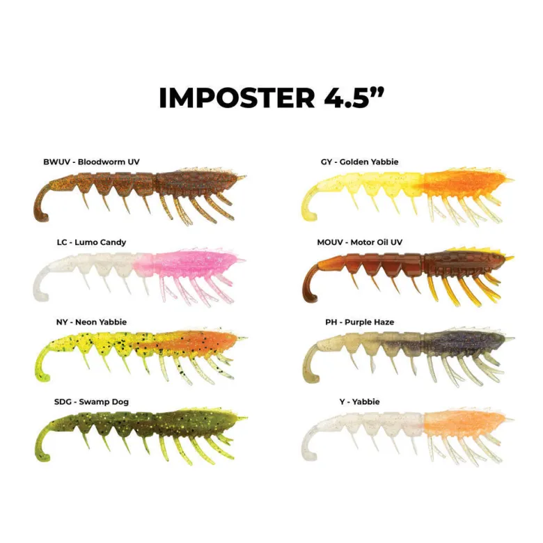 TackleWest Soft Plastic Lures|Flies<Rapala Crush City The Imposter 4.5